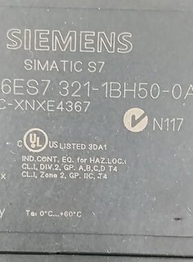 议价西门子SIMATICS7模块型号6ES73211BH议价