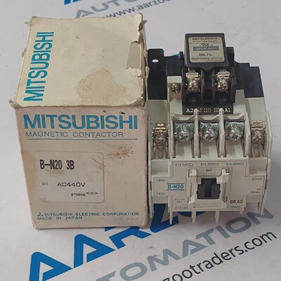 1Pc Mitsubishi BN20 3B Contactor 440VAC BN20 Magntico Nuevo