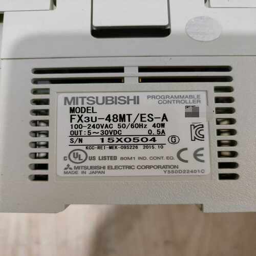 三菱PLC，型号FX3GA-60MT-CM，九成新，功能正常[浩蓉商户]