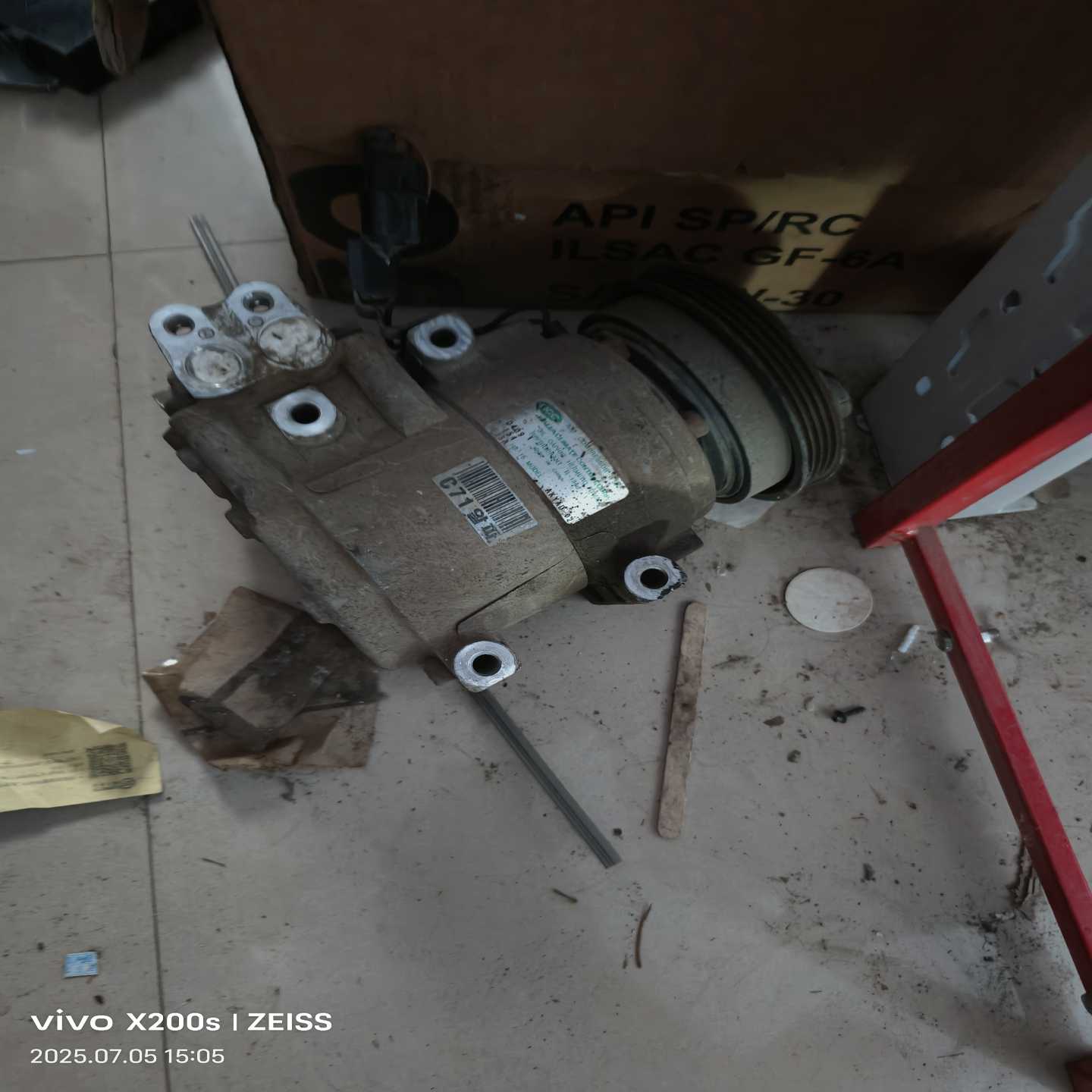 现代伊兰特原装空调压缩机,型号C71,1.6排量,拆车件,制--议价