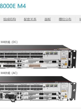 NetEngine8000EM4一体化机箱组件CR8PM4BASDCDCR8PM4BASACD0议价
