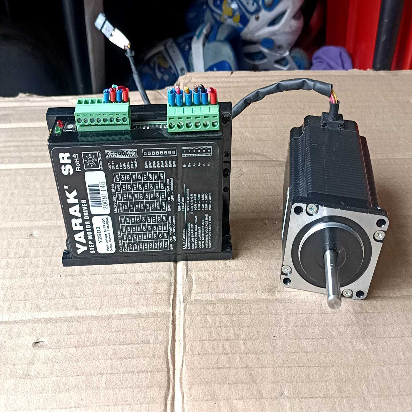 信浓YARAK步进电机套装，57步进电机，驱动器Y2SSR4~议价