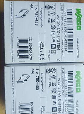 溢价-750455万可模块750455WAGO7504