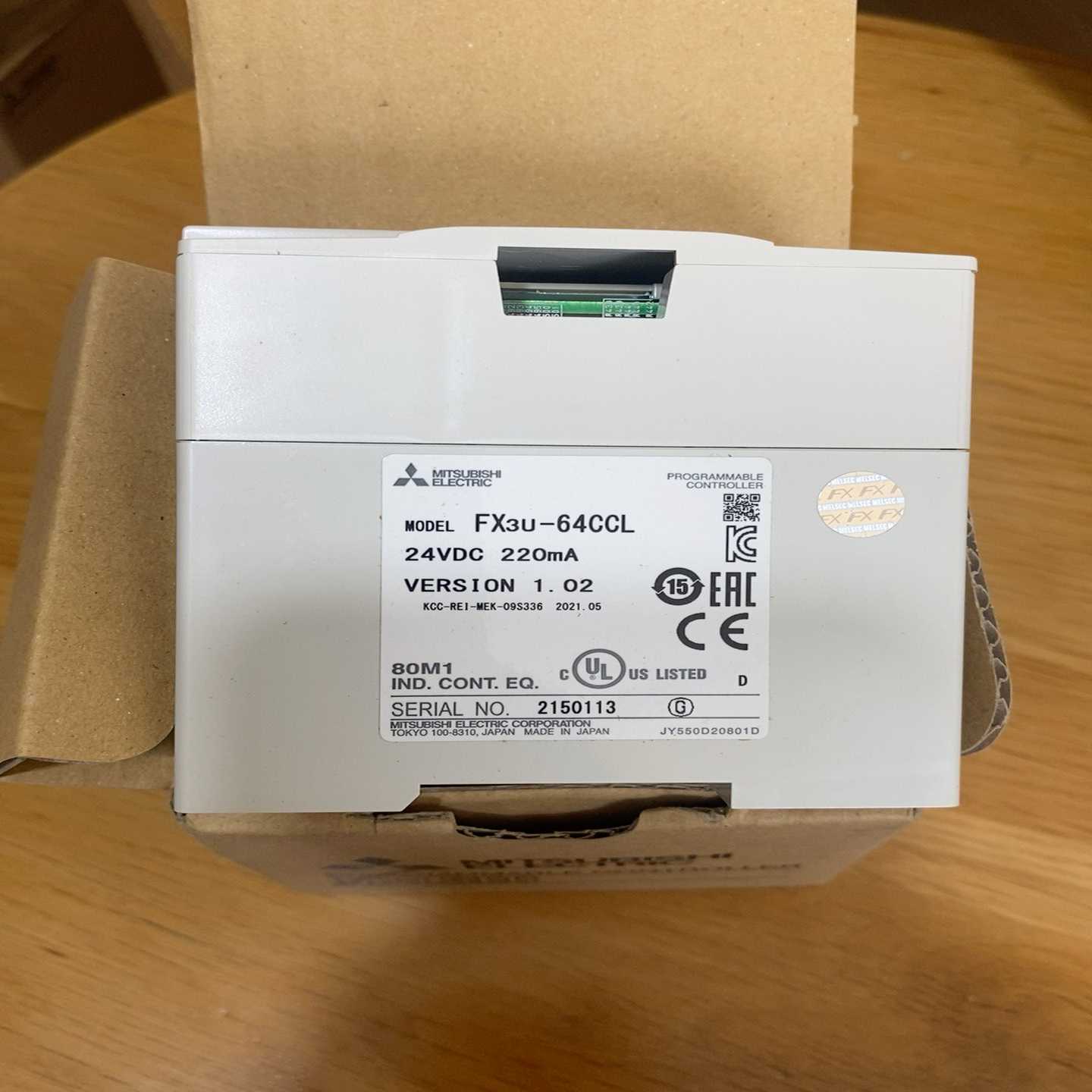 三菱可编程控制器模块，型号FX3U-64CCL，包全新原装正--议价商品