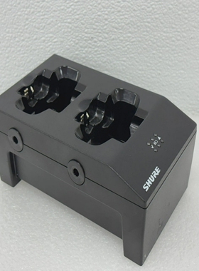 舒尔SBC200电池充电器2托架充电底座-黑色