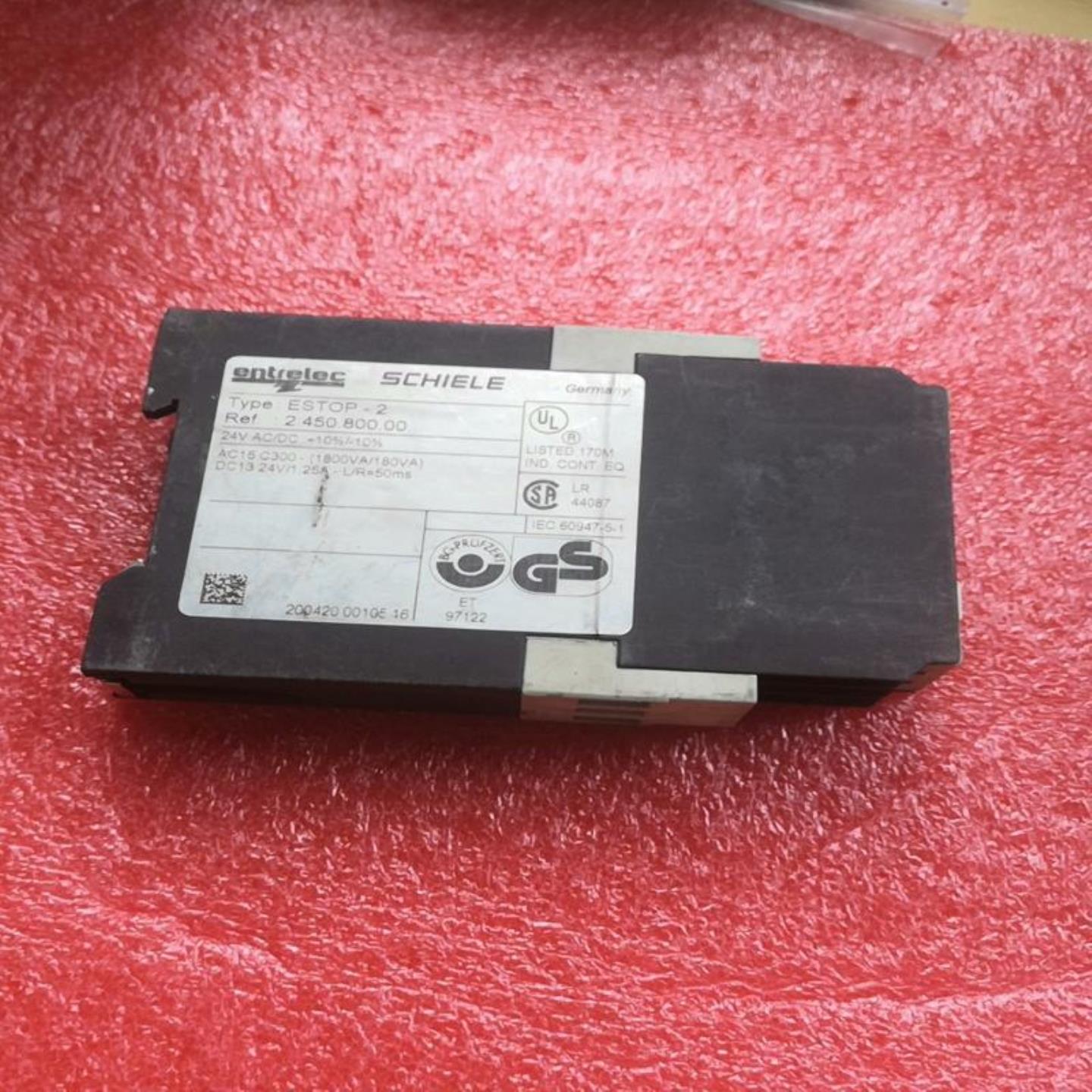 请SCHIELE安全继电器ESTOP-2成色一般