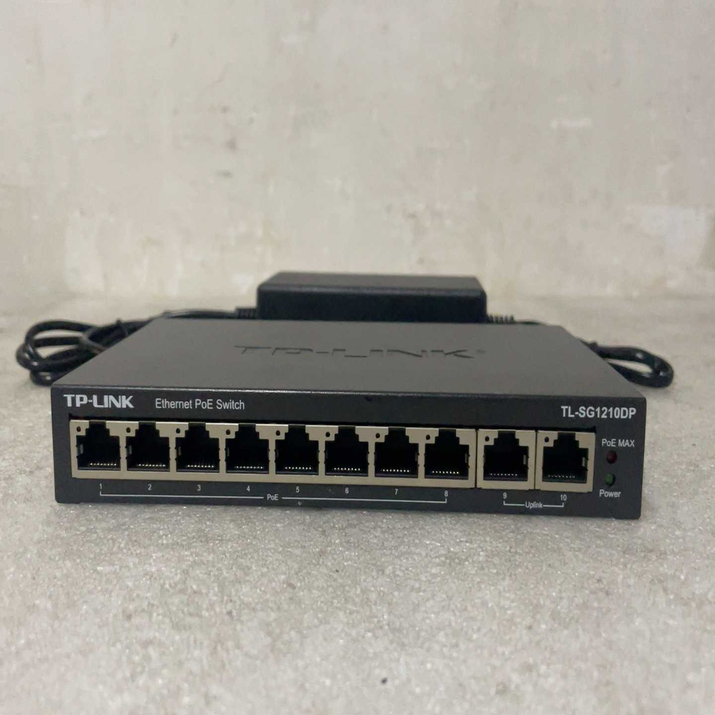 询价~TP-LINK TL-SG1210DP 8口全千兆POE交换