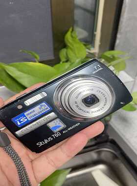 OLYMPUS奥林巴斯u760银黑色.自己准备xd内存--议价商品