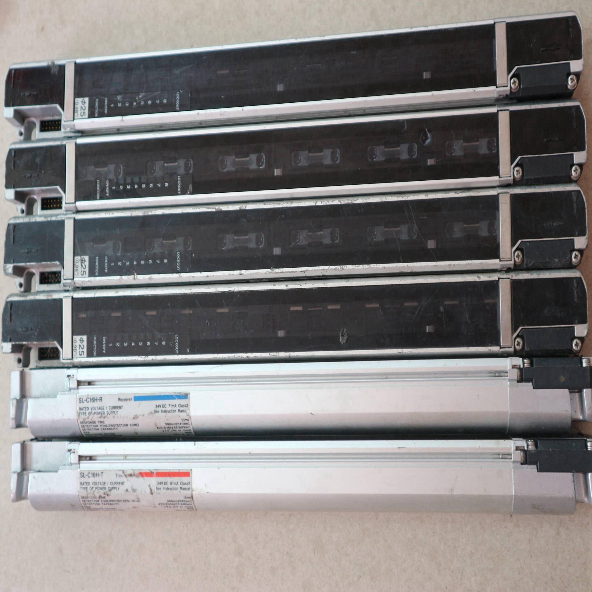 二手正品  KEYENCE  基恩士安全光栅 SL-C16H-T  SL-C16H-R 现货