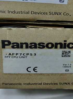 出两个全新的松下PLC，型号分别为AFP7CPS3和AFP7--议价商品