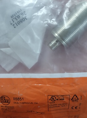 议价IFM易福门06P301 II5851开关感测器IIK3010 3015-BPKG/US-104