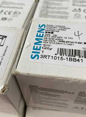 【议价】接触器3RT1015-1BB41适用