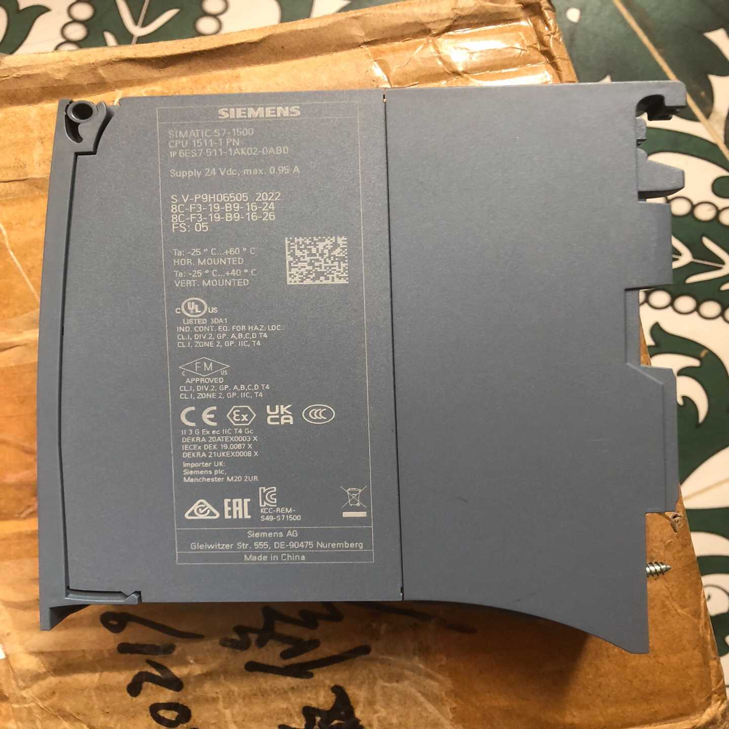 s7-1500cpu  6ES7511-1AK02-0~询价