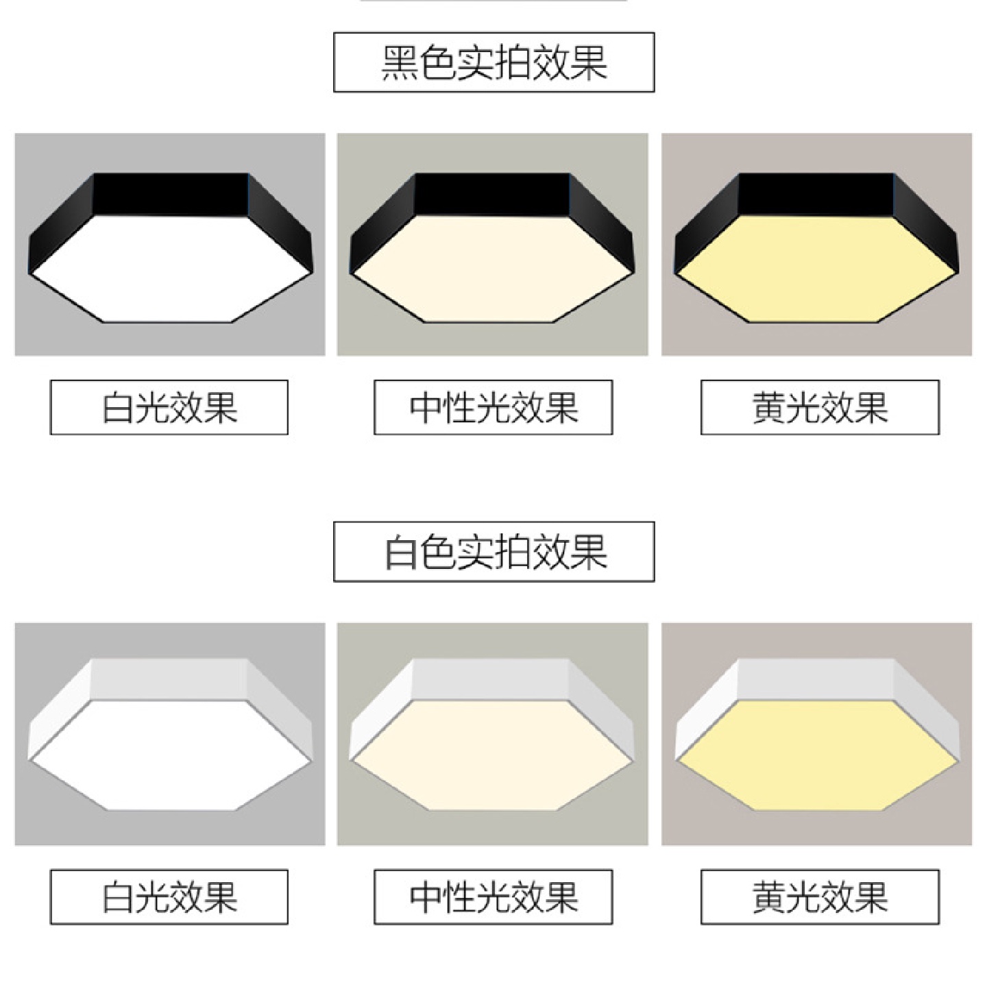 六边形灯LED健身房吸顶灯照明简约吊灯办公灯创意个性商用吊线灯