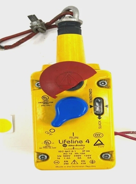 ALLENBRADLEY440EL13043电缆拉动开关LIFELINE4接器1/2英