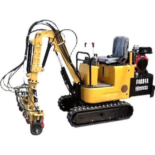 机载凿毛机地铁桥梁履带式拉毛机隧道二衬凿毛器矮边墙大型凿毛机