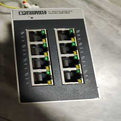 菲尼克斯8口工业交换机2891002，功能正常，成色如图-议价