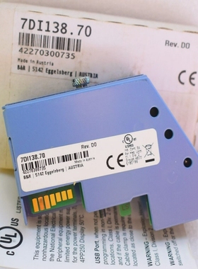 B&RAUTOMATION7DI138.70DIGITALINPUTMODULE24VDC6mADI138