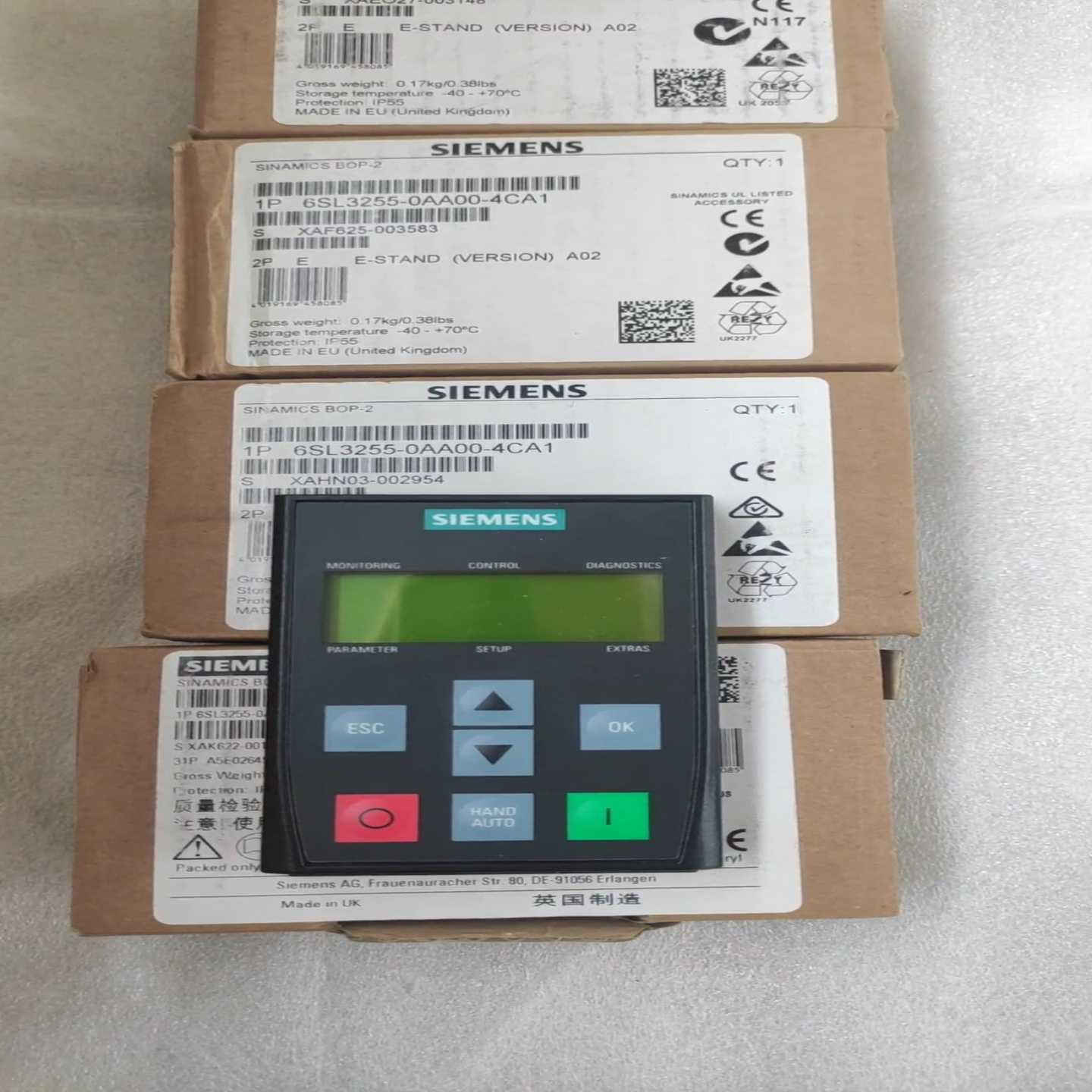 #变频器BOP-2面板6SL3255-0AA00-4C询价