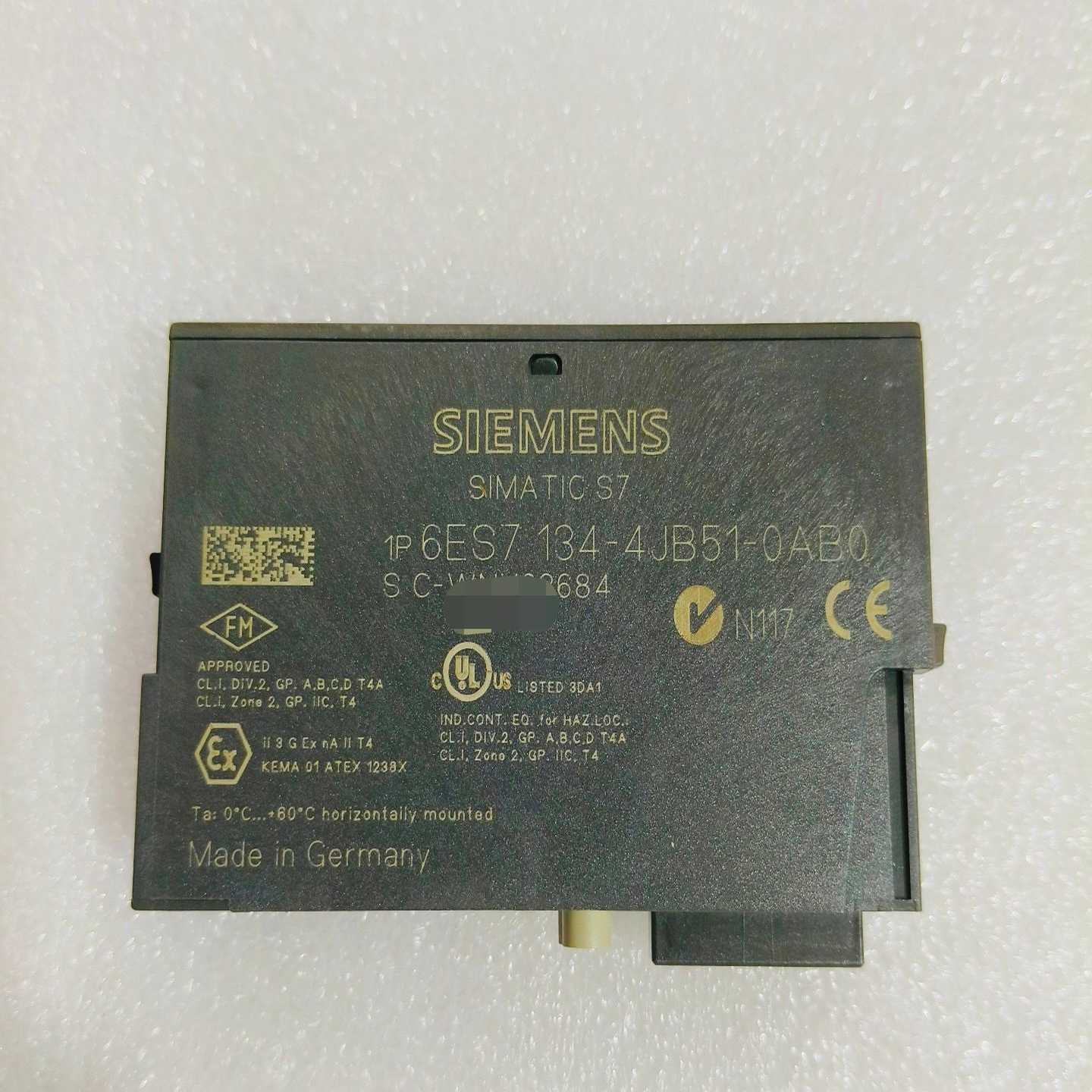 6ES7134-4JB51-0AB0西门子裸机99新,功能--议价商品