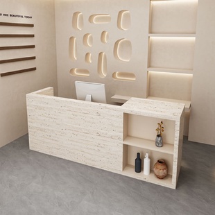 服装店小型吧台女装店收银台咨询柜台美容院理发店前台公司接待台