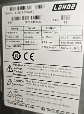 配件高创驱动器LDHD20062AEC议价