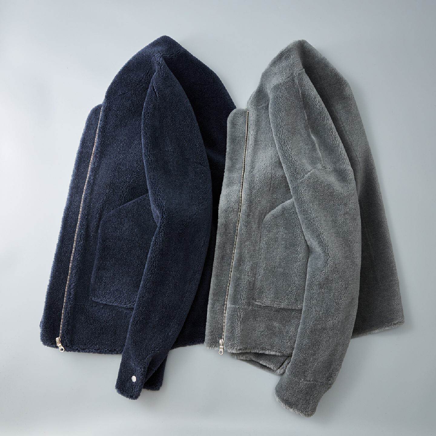 2026皮毛一体颗粒绒夹克男士冬季新款羊毛外套羊剪绒休闲上衣潮男