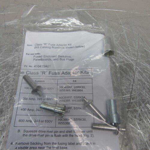 SIEMENS W55368 CLASS R FUSE ADAPTER KIT 600AMP NEW IN BAG  M