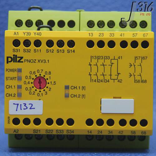 7132PILZ安全继电器324VDC3NO1NC2NOTPN774532PNOZXV3.1