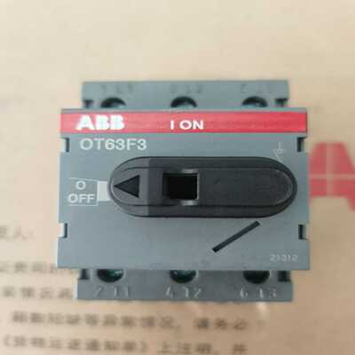 正品ABB隔离开关OT63F3OT80F3三极导轨安装
