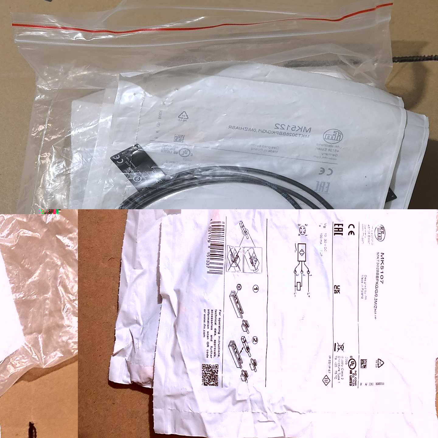 询价~德国IFM易福门MK5107T型槽气缸磁性开关传感器