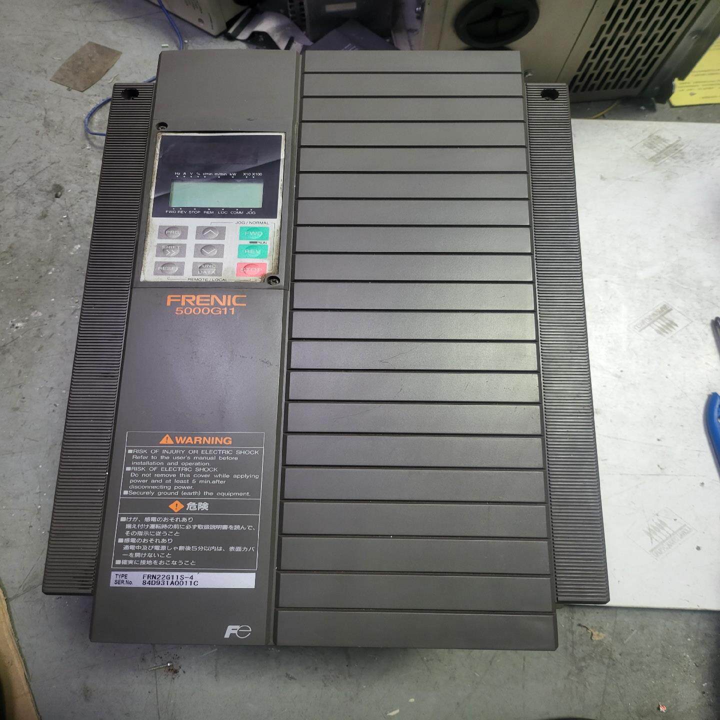 富士变频器22KWFRN22G11S-4原装拆机,已上电--议价商品