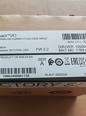议价Ab New Analog Module Model 1769 If8 New Unopened Functio