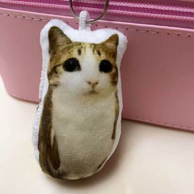 meowl猫头鹰语音挂件创意搞怪热梗猫咪钥匙扣按压发声包包挂饰