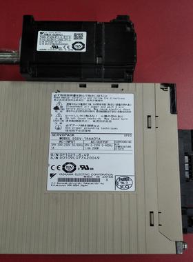 伺服电机SGDV-1R6A01A+SGMJV-02ADA21功能包好成色漂亮现货