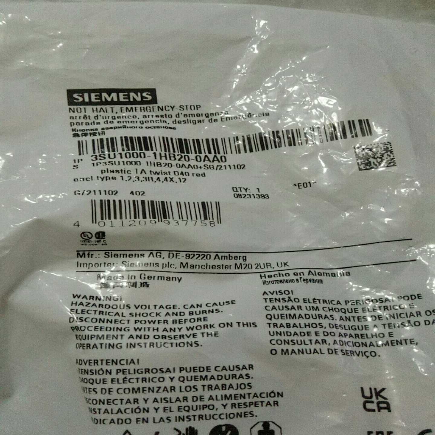 3SU1000-1HB20-0AA0询价