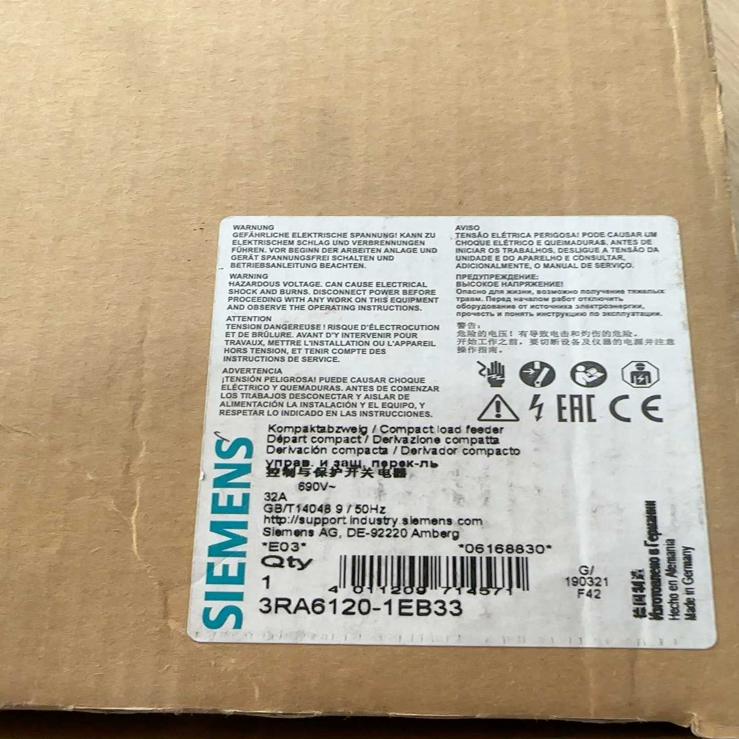 询价保护器3RA6120-1EB33