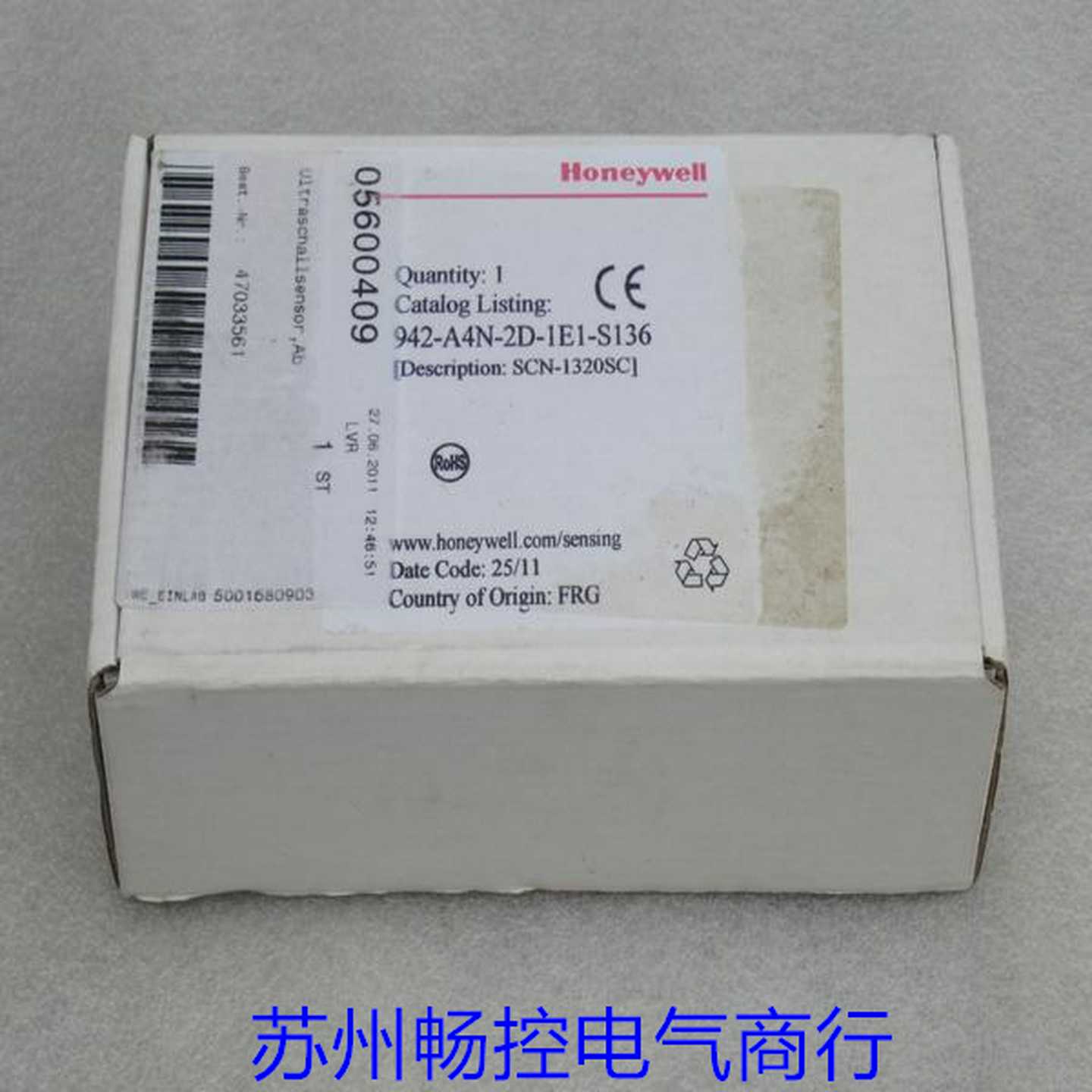 隆兴全新HoneywellHoneywell超音波感测器 942-A4N-2D-1E1-S136*