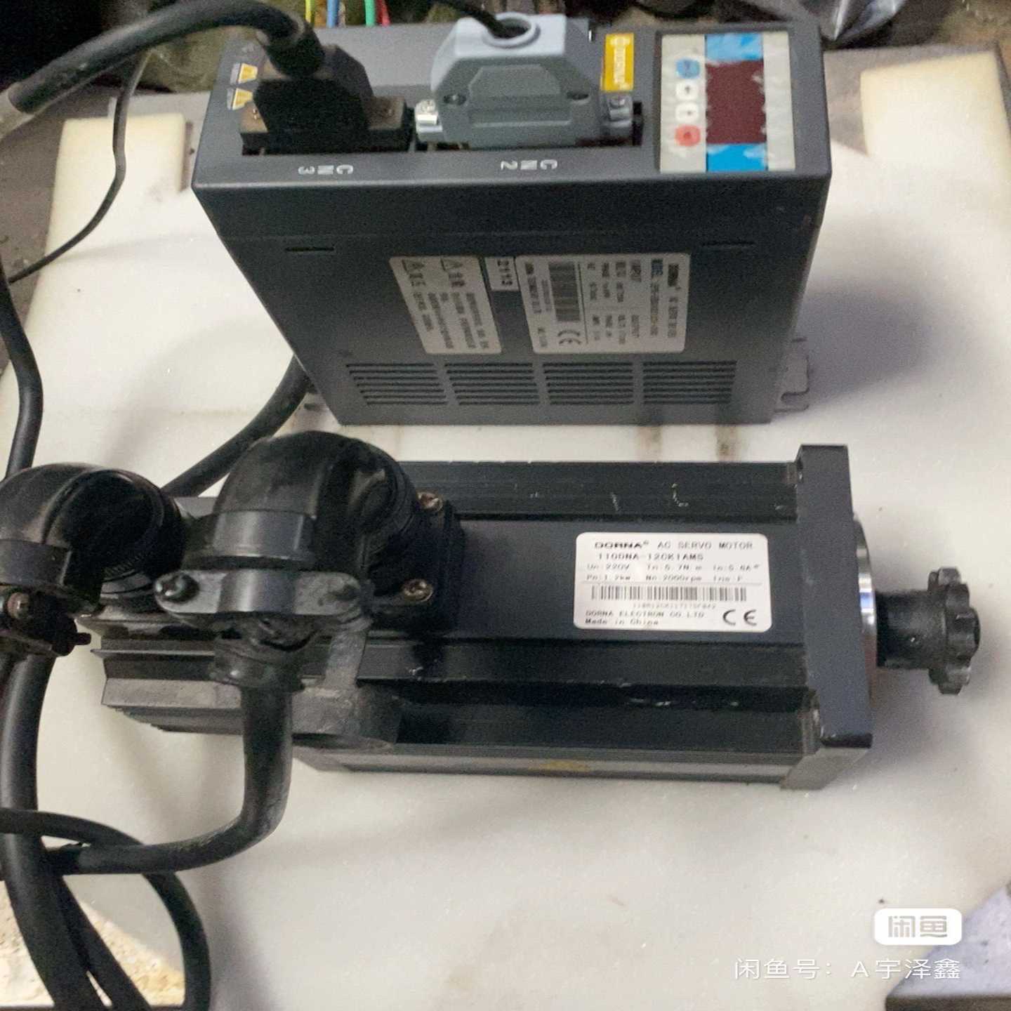 【议价】东菱1.2千瓦伺服电机带驱动器，驱动器是5.6A。型号EPS适