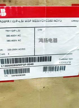 配件ABB SACE E1B 08 E1B08R PR112PLSI W3P议价