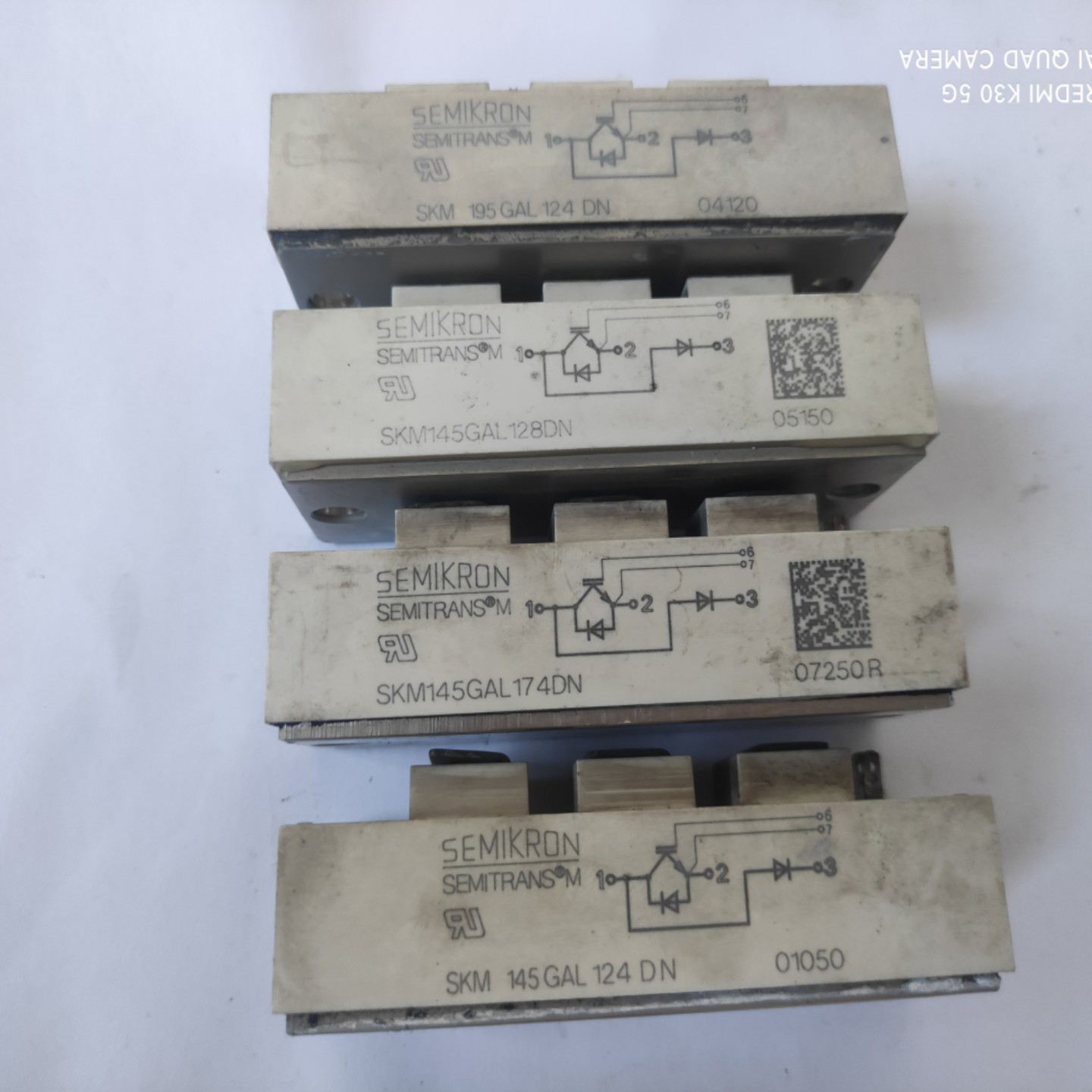 售前询价SKM145GAL174DN SKM195GAL124DN SKM145GAL128DN原装拆