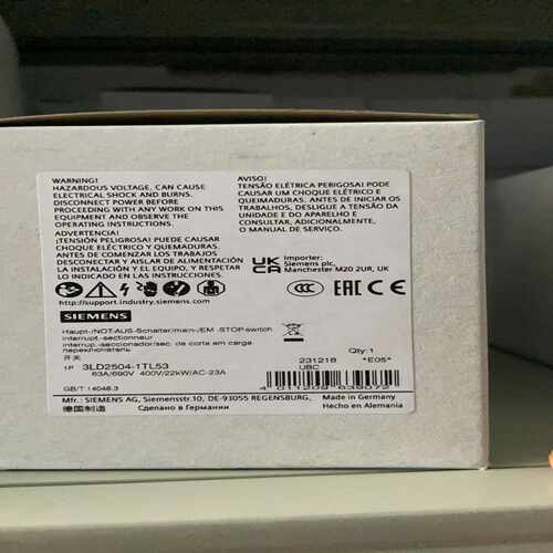 3LD2504-1TL53隔离开关询价