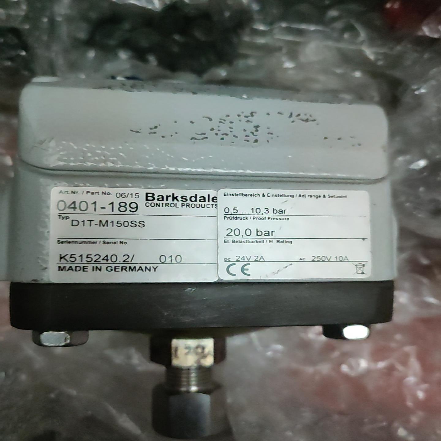 BARKSDALE D1T-M150SS 压力开关~询价