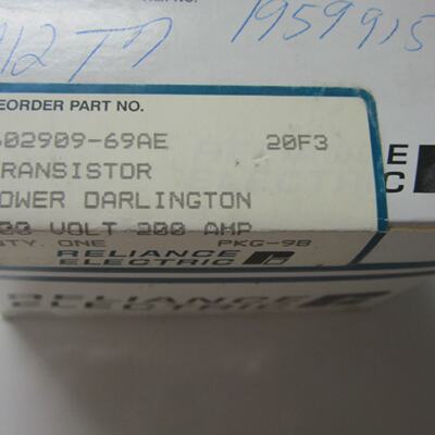 New RELIANCE ELECTRIC 60290969AE Transistor Block 60290969AE