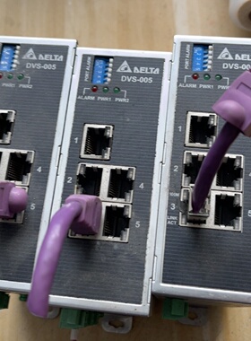 溢价-台达工业交换机DVS005w01使用正常