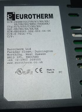 议价EUROTHERM欧陆温控器2408F型号2408FCC