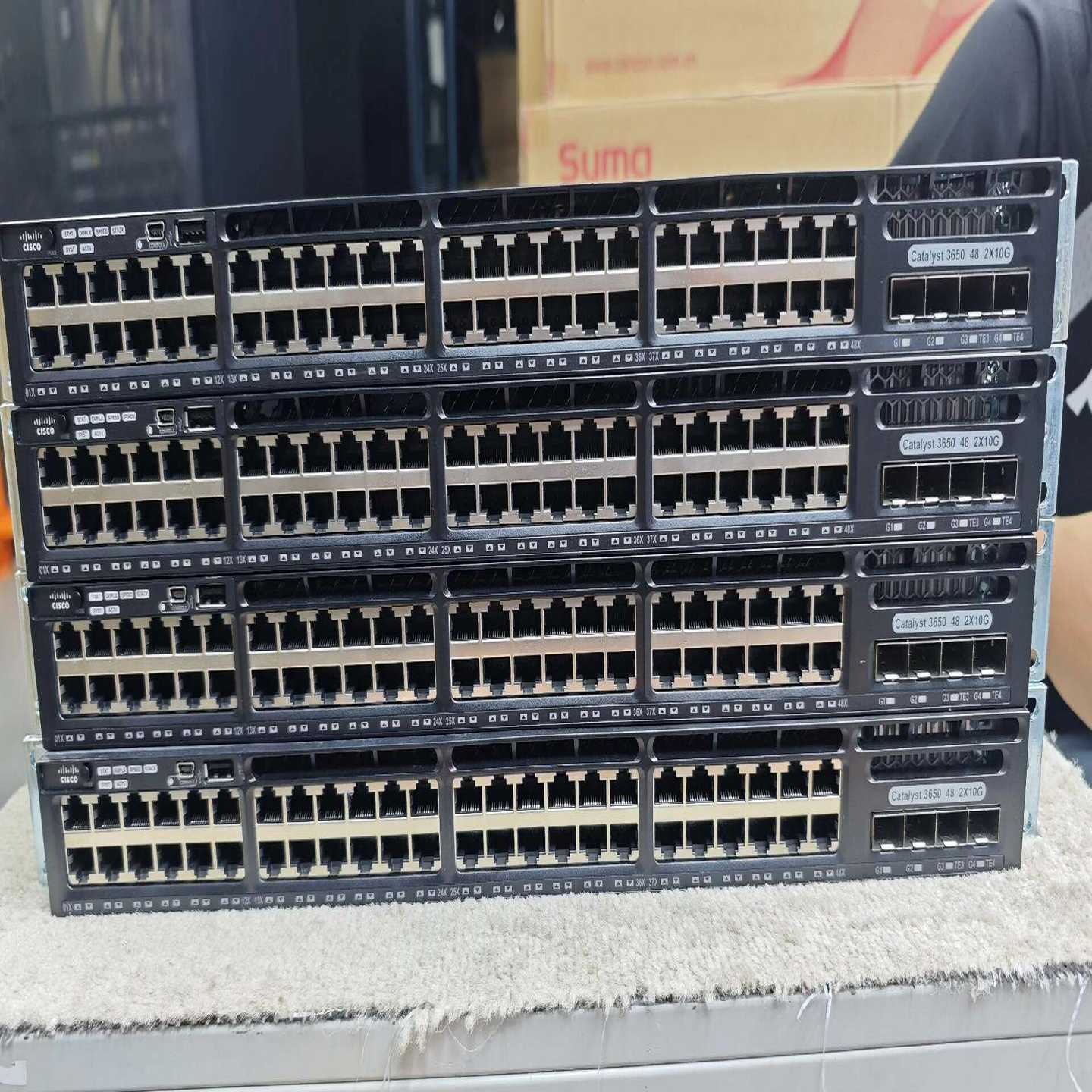 思科WS-C3650-48TD-L48口千兆双口千兆光--议价商品