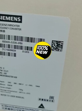 6SE64302UD355FA05FB0西门子MM拍前询价