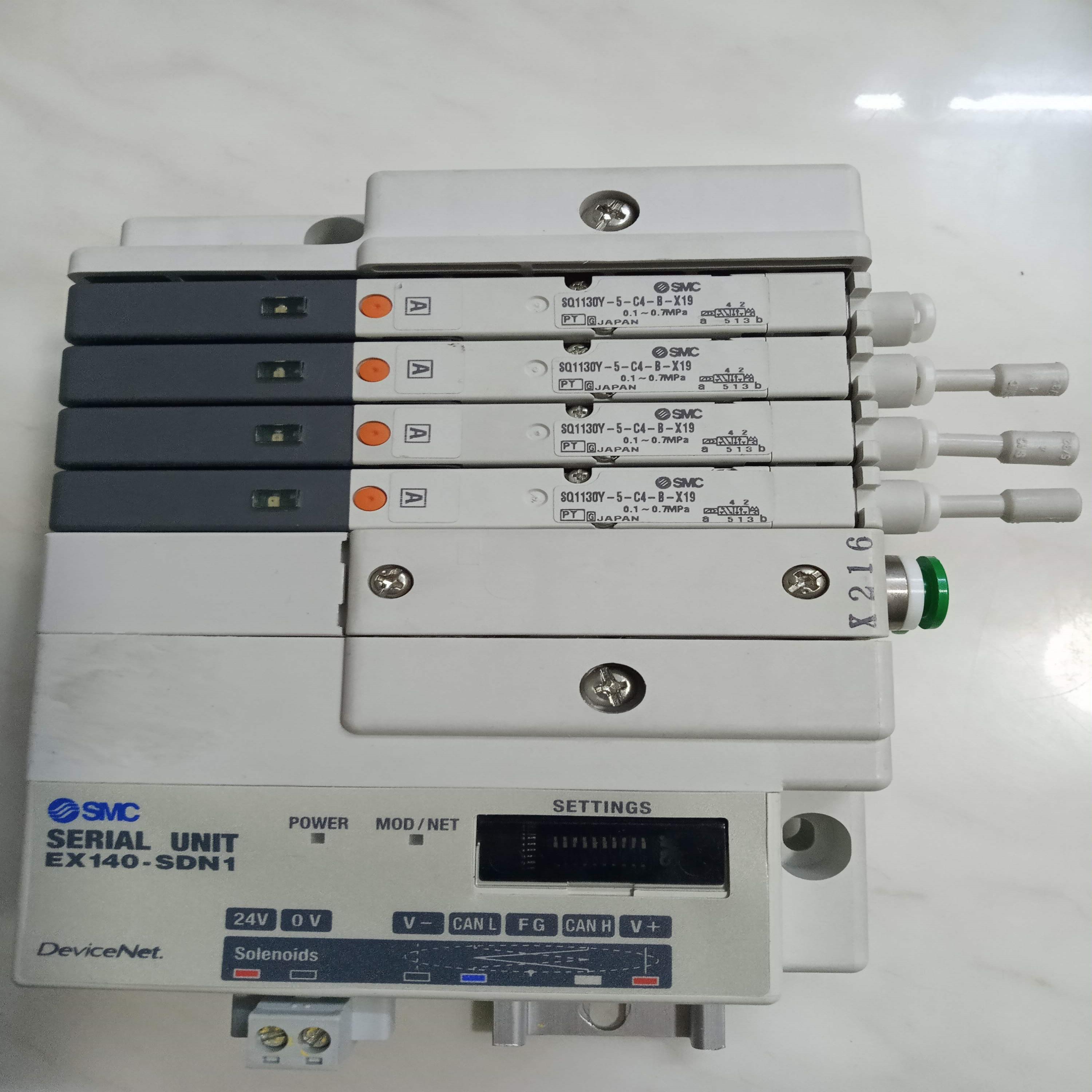 配件SMC现货EX140-SDN1电磁阀SQ1130Y-5-C4-B-X19议价