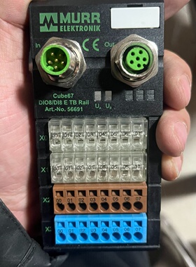 德国murr穆尔56691总线模块cube67DIO8D议价